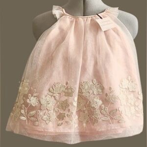 NWT, (18mos) Catherine Malandrino Shimmer lined, Tulle Layered Dress 
18 months